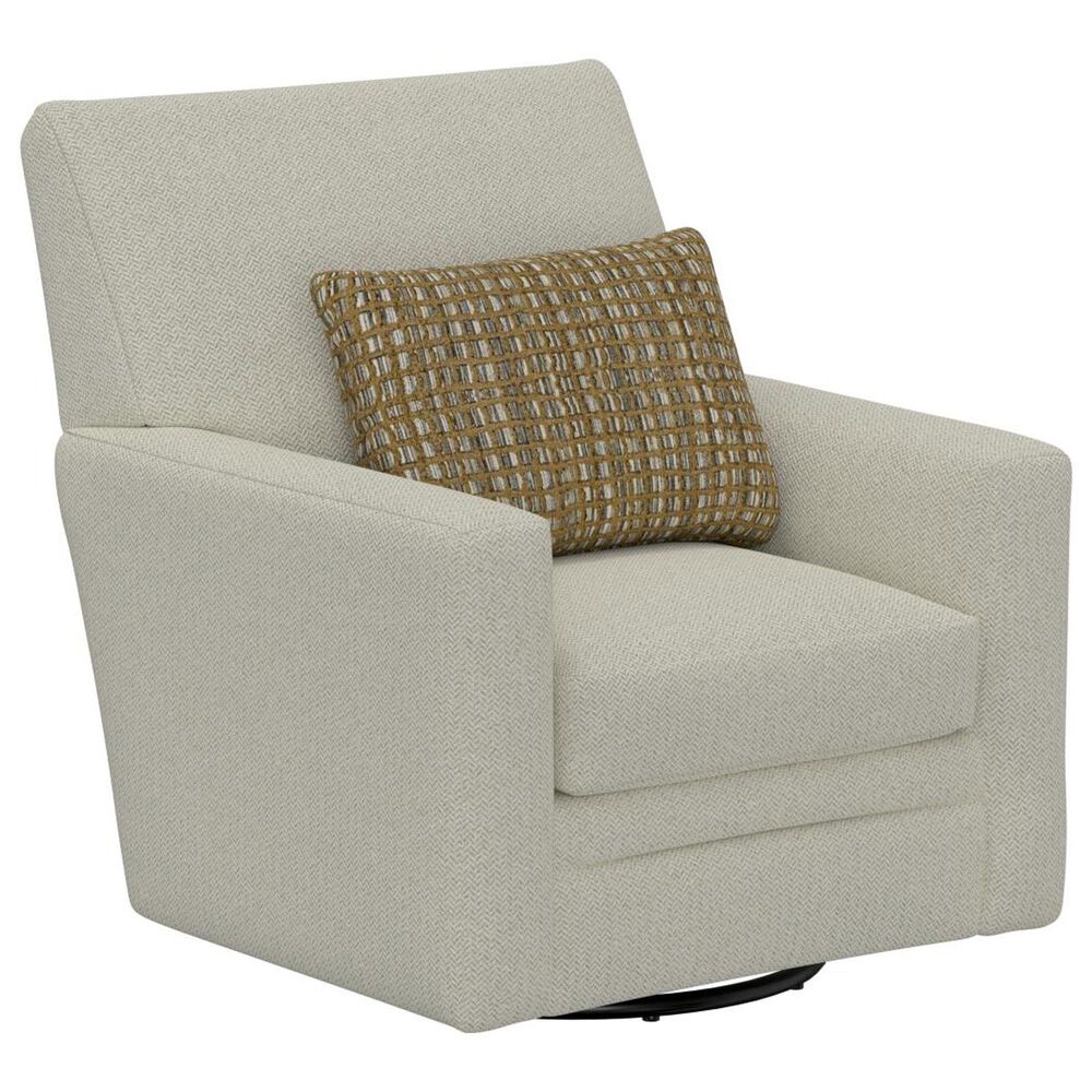 Henderson Arlington Swivel Accent Chair in Hilltop Snow, , large