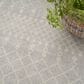 Nourison Astra Machine Washable 2"2" x 4" Grey Area Rug, , large