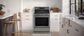 Frigidaire Gallery 30" Rear Control Electric Range with Total Convection in Black Stainless Steel, , large