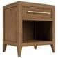 Shannon Hills Hallbrooke 1-Drawer Nightstand in Nutmeg Oak with USB Ports, , large