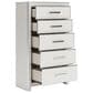 Ashley Zuraleus 5-Piece California King Upholstered Platform Bedroom Set in Matte White, , large