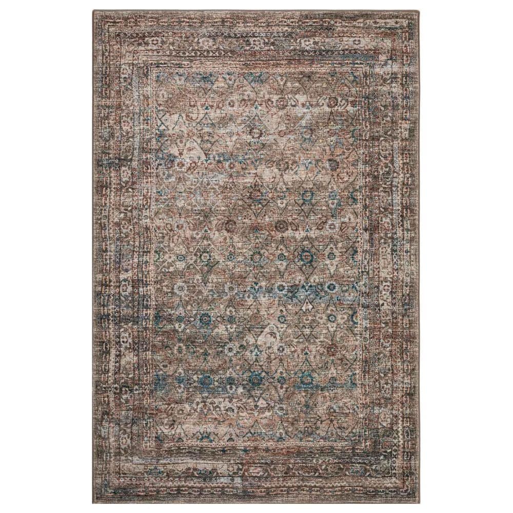 Dalyn Rug Company Jericho 6" Round Latte Indoor/Outdoor Area Rug, , large