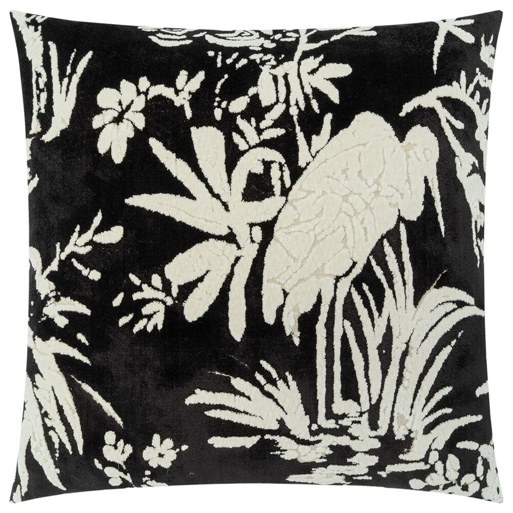 D.V. KAP Home Grazing 24" Square Throw Pillow in Ebony, , large