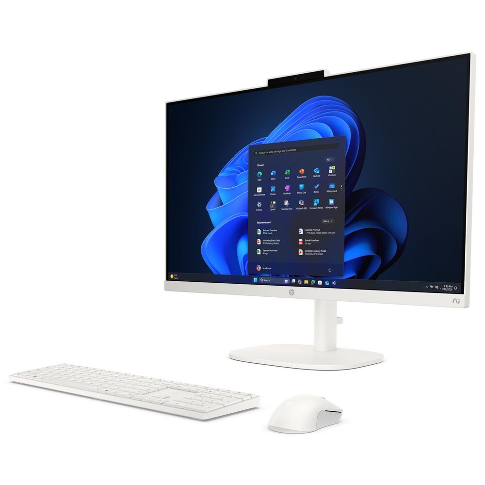 HP OmniStudio 23.8" All-In-One Desktop | AMD Ryzen AI 7 445 - 16GB RAM - AMD Radeon 840M Graphics - 512GB SSD in Cotton White, , large