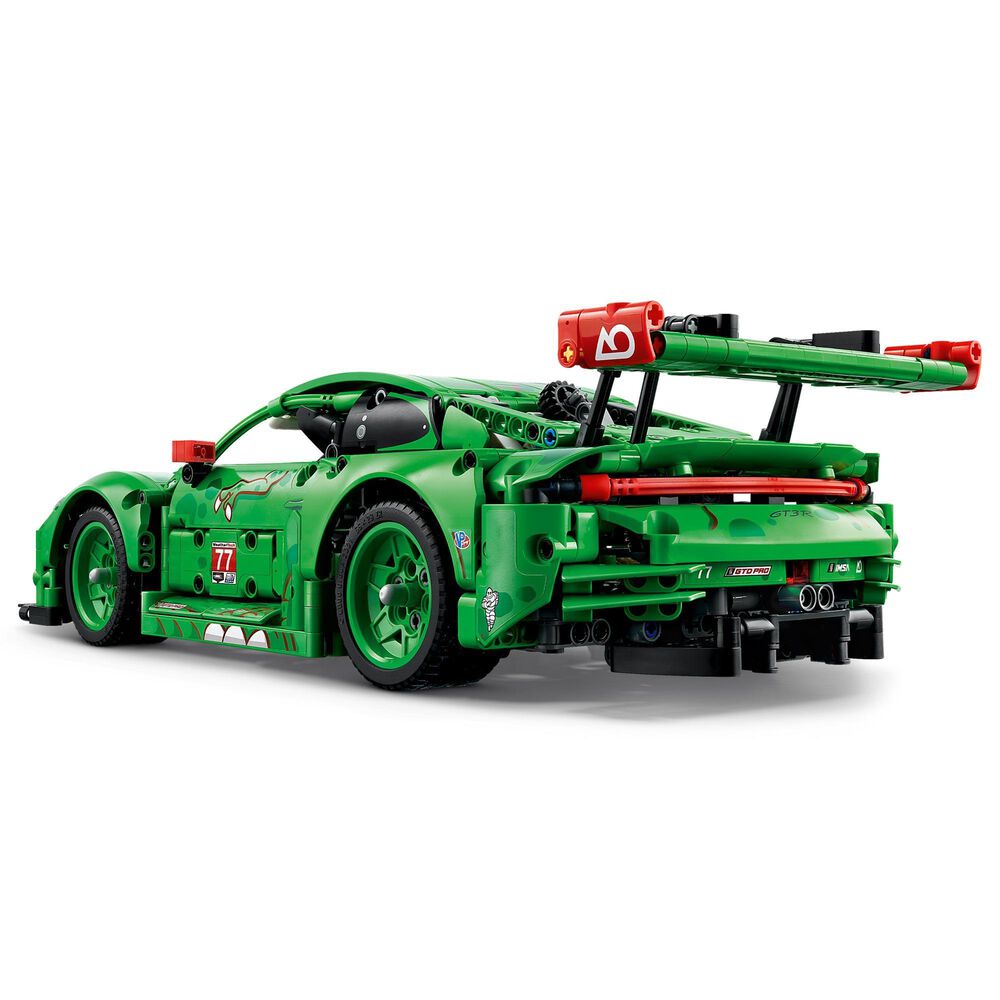 LEGO Technic Porsche 911 GT3 R Rexy AO Racing Car Building Set, , large