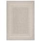Nourison Horizon HOZ03 Grey 4" x 6" Indoor/Outdoor Area Rug, , large