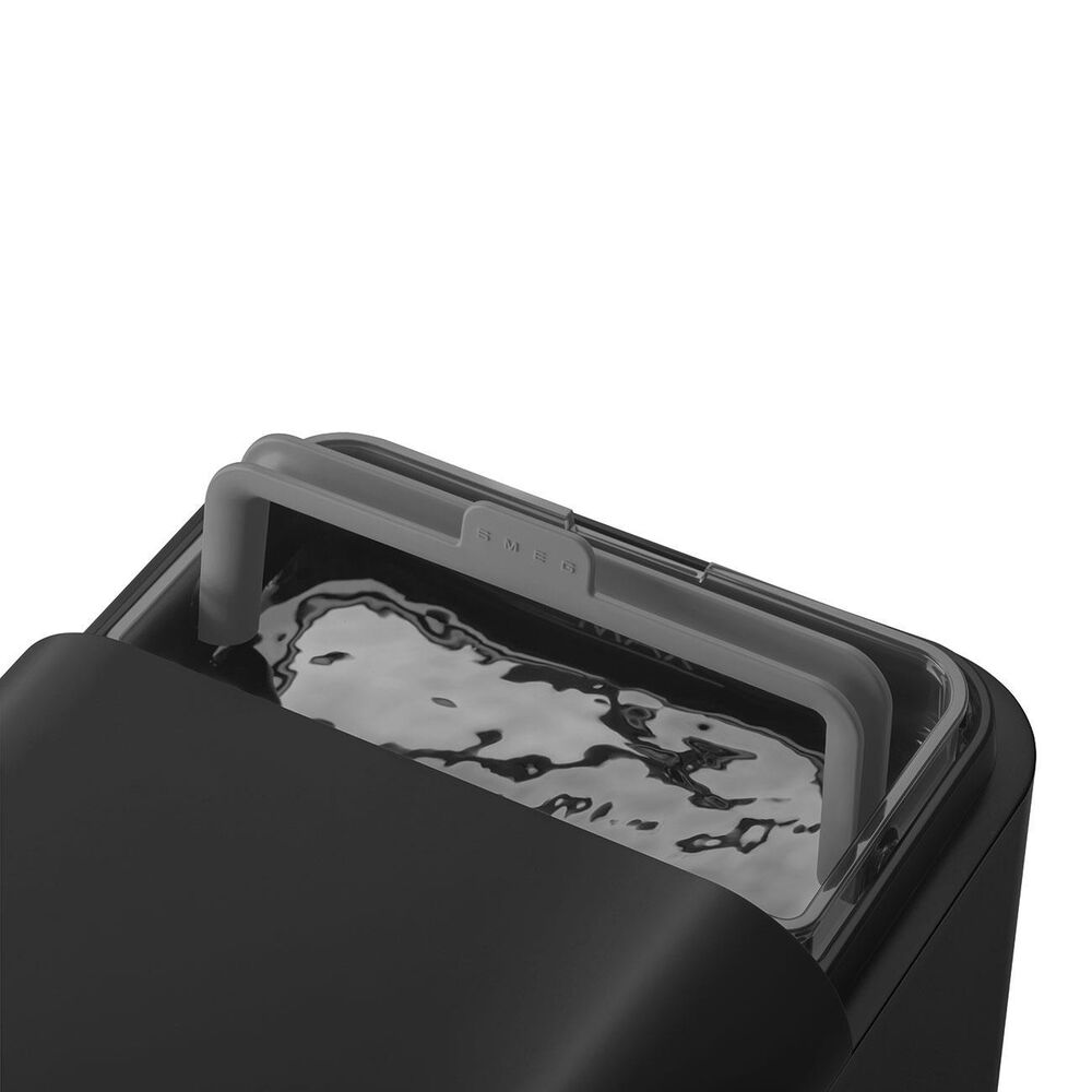 SMEG 47.34 Oz Automatic Coffee Machine with Steam Wand in Matte Black and Smoky Grey, , large