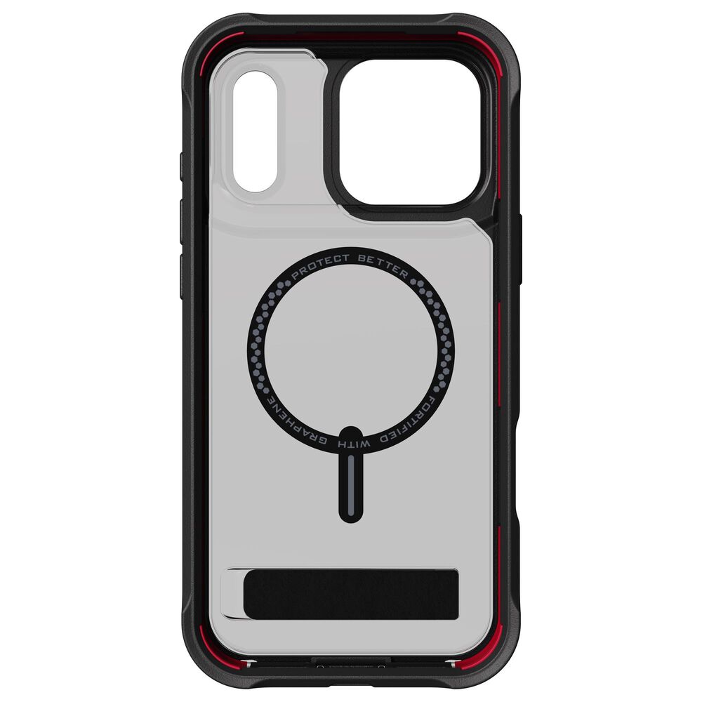 Zagg Rainier Snap MagSafe Case with Kickstand for Apple iPhone 17 Pro Max in Smoke Black, , large