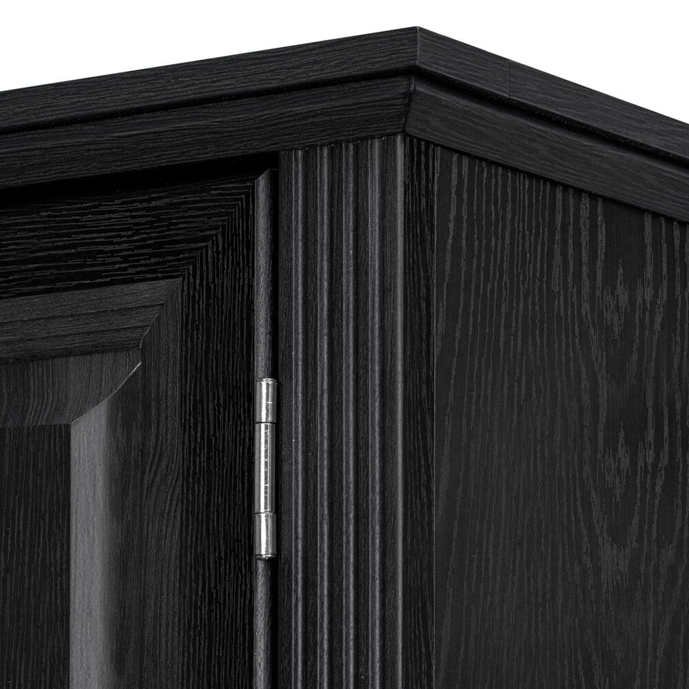 HOMLUX 71" Tall Kitchen Pantry Cabinet with 3 Pull Out Cabinet Organizers, Farmhouse Embossed Texture Storage Cabinet with 6 Door Shelves, 2 Drawers, Freestanding Cupboard for Kitchen, Dining Room Black, , large