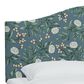 Rifle Paper Co Crafted by Cloth and Company Mayfair Queen Headboard in Peonies Emerald, , large