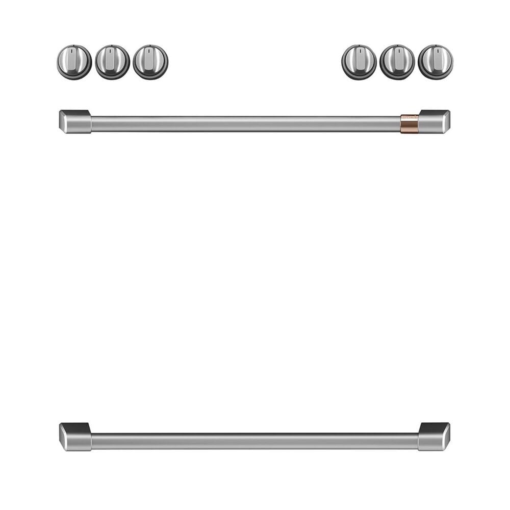 Cafe Front Control Electric Knobs and Handles in Brushed Stainless Steel, , large