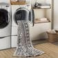 Surya Lavadora 2"7" x 7"3" Black, Blue, Cream and Gray Runner, , large