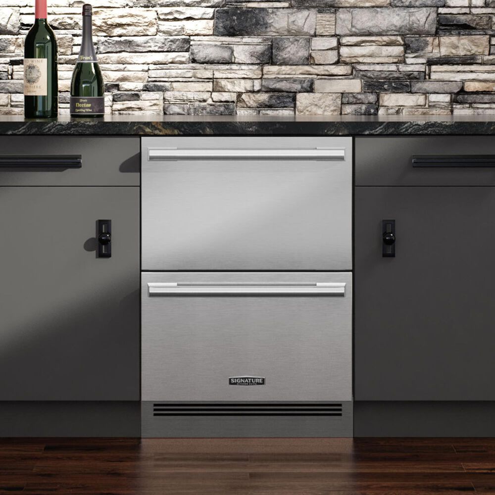Signature Kitchen Suite 3.4 Cu. Ft. Undercounter Convertible Refrigerator/Freezer Drawer - Panel Sold Separately, , large