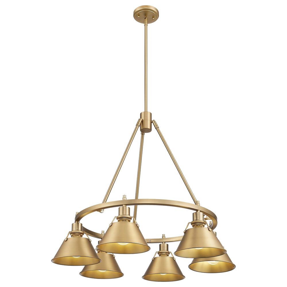 Golden Lighting Orwell 6-Light Chandelier in Brushed Champagne Bronze, , large
