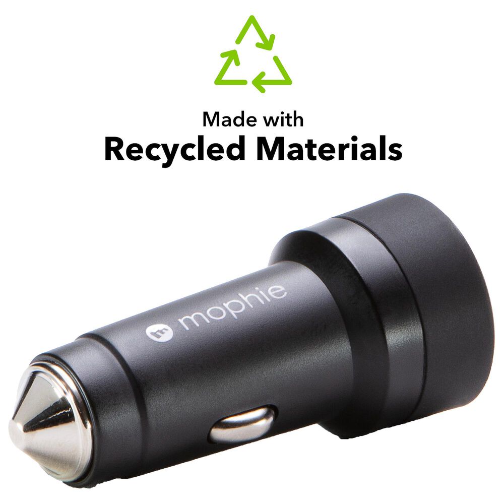 Mophie USB-C Car Charger 30W in Black, , large