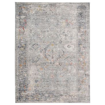 Amer Rugs Fairmont 10"3" x 14"3" Silver and Orange Area Rug, , large