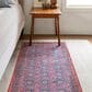Jaipur Harman Kalinar 2"6" x 10" Shaded Spruce, Koi, Cork and Deep Claret Runner, , large