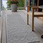 Dalyn Rug Company Laidley 2"3" x 10" Grey Indoor/Outdoor Runner, , large