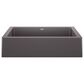 Blanco Vintera 30" Super Single Apron Farmhouse Sink in Cinder, , large