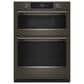 KitchenAid 2-Piece Kitchen Package with Black Ore 30" Smart Combination Wall Oven and Black 30" Induction Cooktop, , large