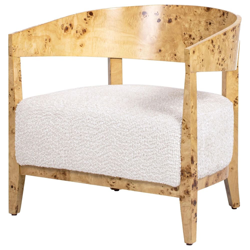 Jennifer Taylor Home Madrid Accent Chair in Seashell White, , large