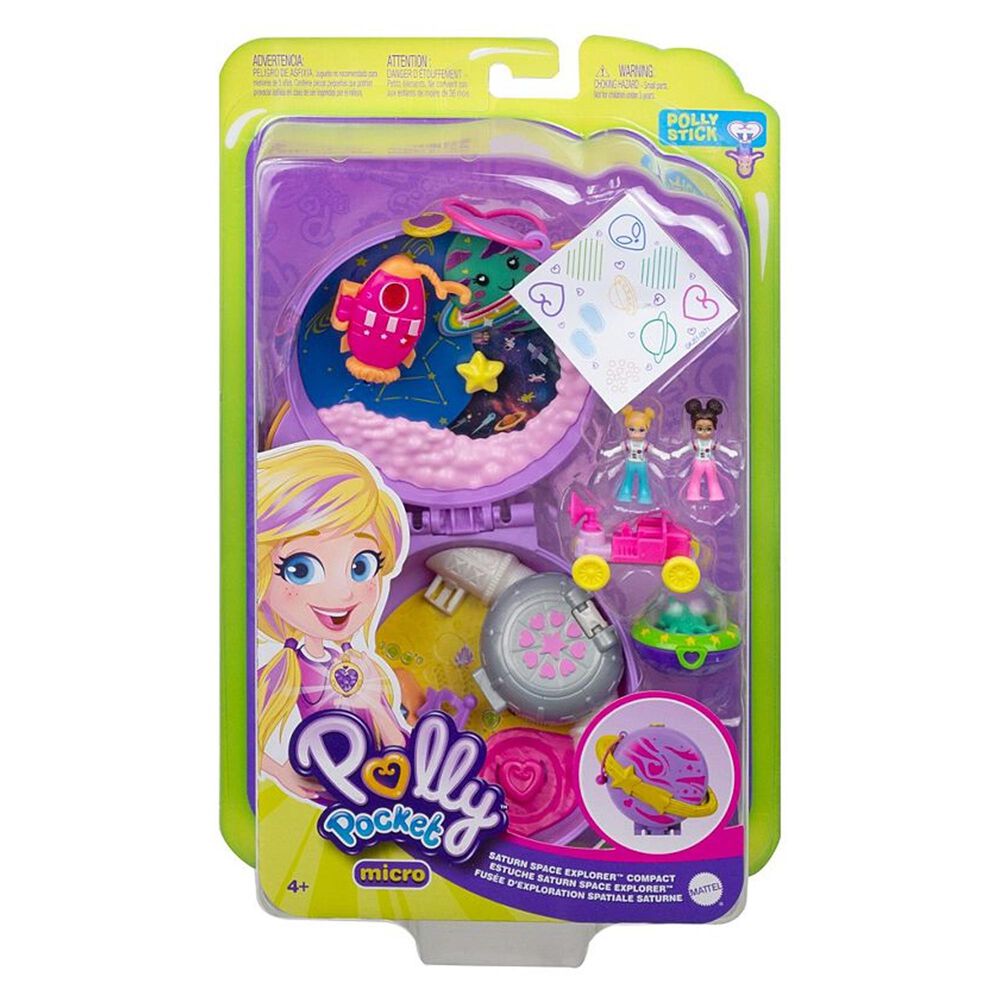 Polly Pocket Saturn Space Explorer Compact, , large