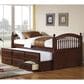 Pacific Landing Twin Panel Bed with Trundle in Cherry, , large