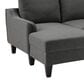 Signature Design by Ashley Jarreau Left Facing Sofa Chaise Sleeper in Dark Gray, , large