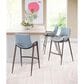 Zuo Modern Desi Counter Stool in Gray and Dark Brown (Set of 2), , large