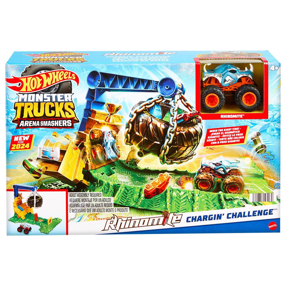 Mattel HW Monster Trucks Rhinomite, , large