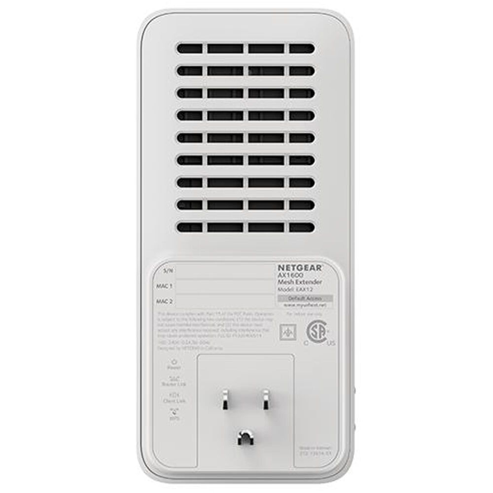 NETGEAR Dual-band WiFi 6 Mesh Extender in White, , large