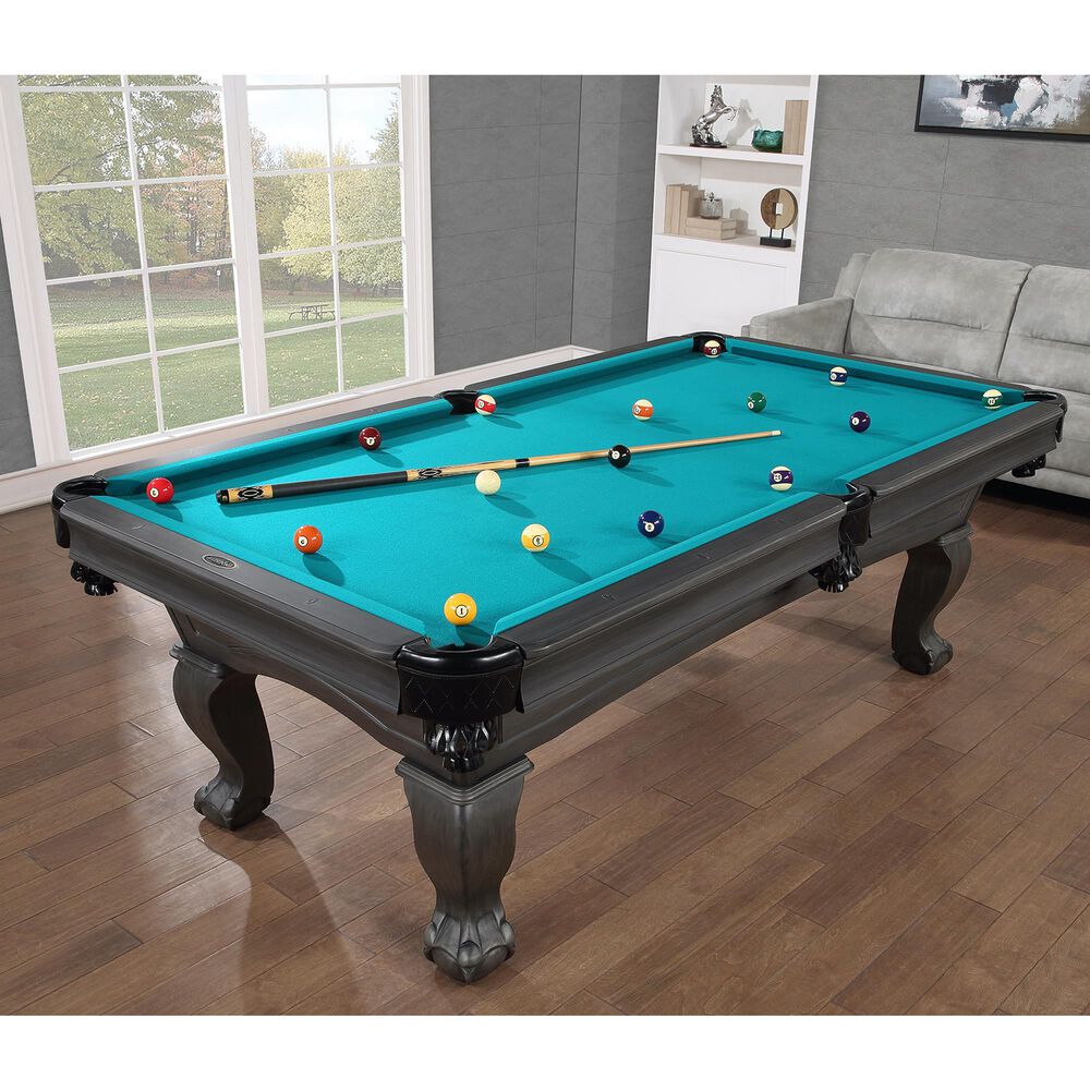 Imperial 8&#39;pool Table with Accessories in Black, , large