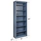 Cal-Baja Furniture 84" Bookcase in Tempo Blue, , large