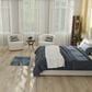 Nourison Garden Oasis GOA02 Navy 2" x 3" Indoor/Outdoor Area Rug, , large
