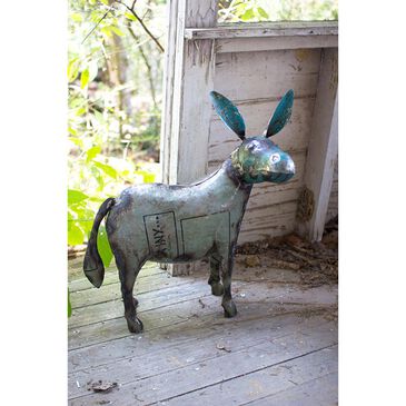 Kalalou Reclaimed Metal Donkey, , large