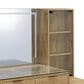 Coaster Souza 5 Drawer Makeup Vanity Table with LED Mirror in Mango, , large