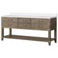 Lexora Home Norwalk 72" Double Bathroom Vanity in Grey Oak with White Carrara Marble Top  and Rectangle Sink, , large