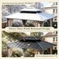 HOMLUX 10" x 12" Patio Hardtop Gazebo with Steel Posts in Khaki, , large