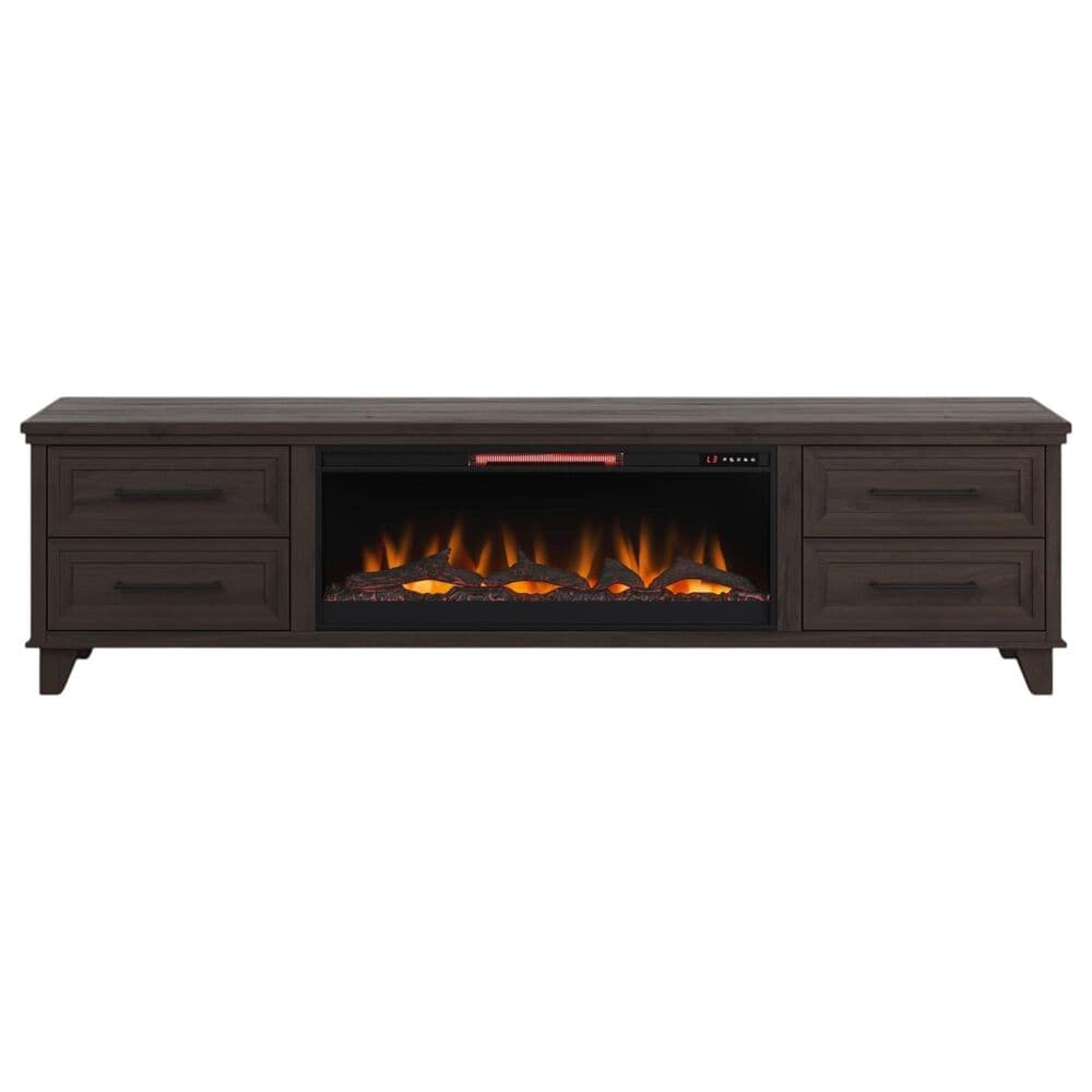 Legends Home Sonoma 95" Fireplace Console in Java, , large