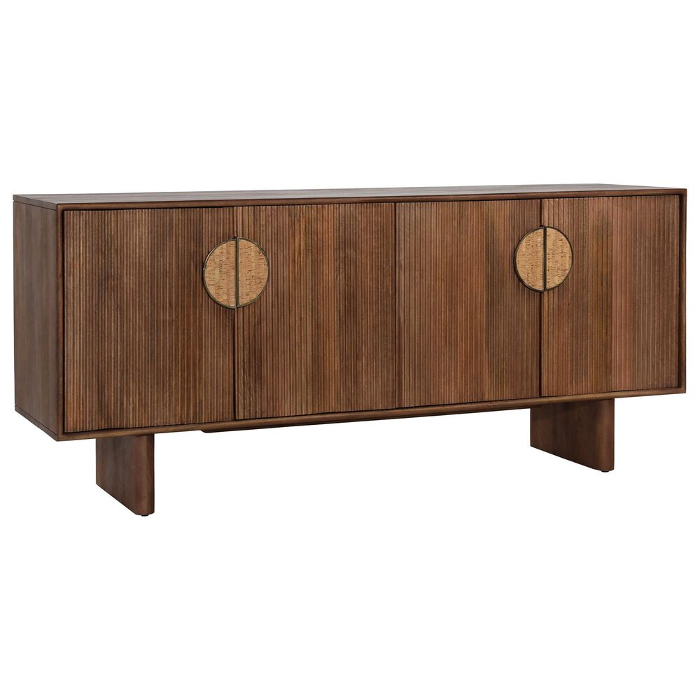 Blue Sun Designs Silvie 4-Door Sideboard in Medium Brown, , large