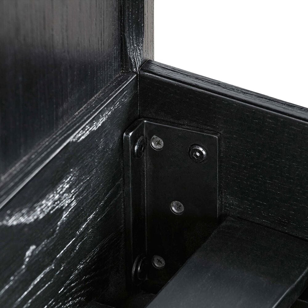 Blue River Carnaby King Platform Bed in Black Brushed, , large