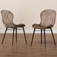 Baxton Studio Sabelle Side Chair in Black and Greywashed (Set of 2), , large