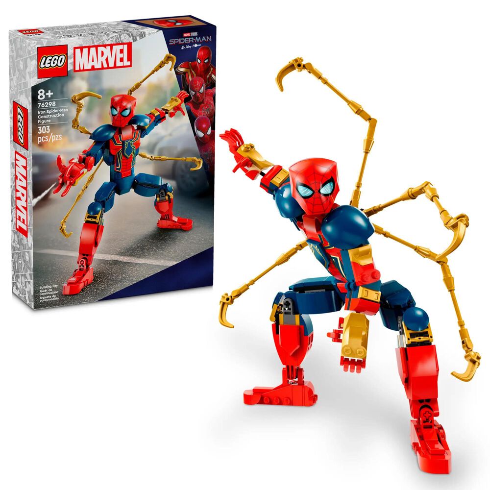 LEGO Marvel Iron Spider-Man Construction Figure, , large