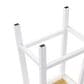 HOMLUX 25.6" Counter Stool in Light Brown and White (Set of 2), , large