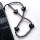 Velvet Caviar Phone Charm in Black Heart, , large