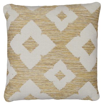 Ashley Brockner 18" Square Throw Pillow in Brown and Yellow, , large