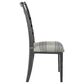 Declan Dining Champlain Plaid Side Chair in Distressed Black, , large