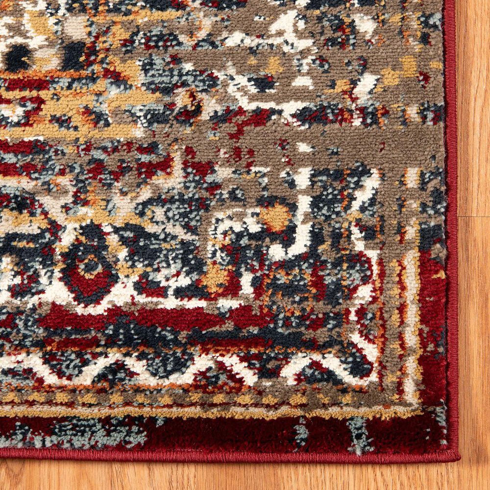 Amer Rugs Allure 2&#39; x 3&#39; Beige and Red Area Rug, , large