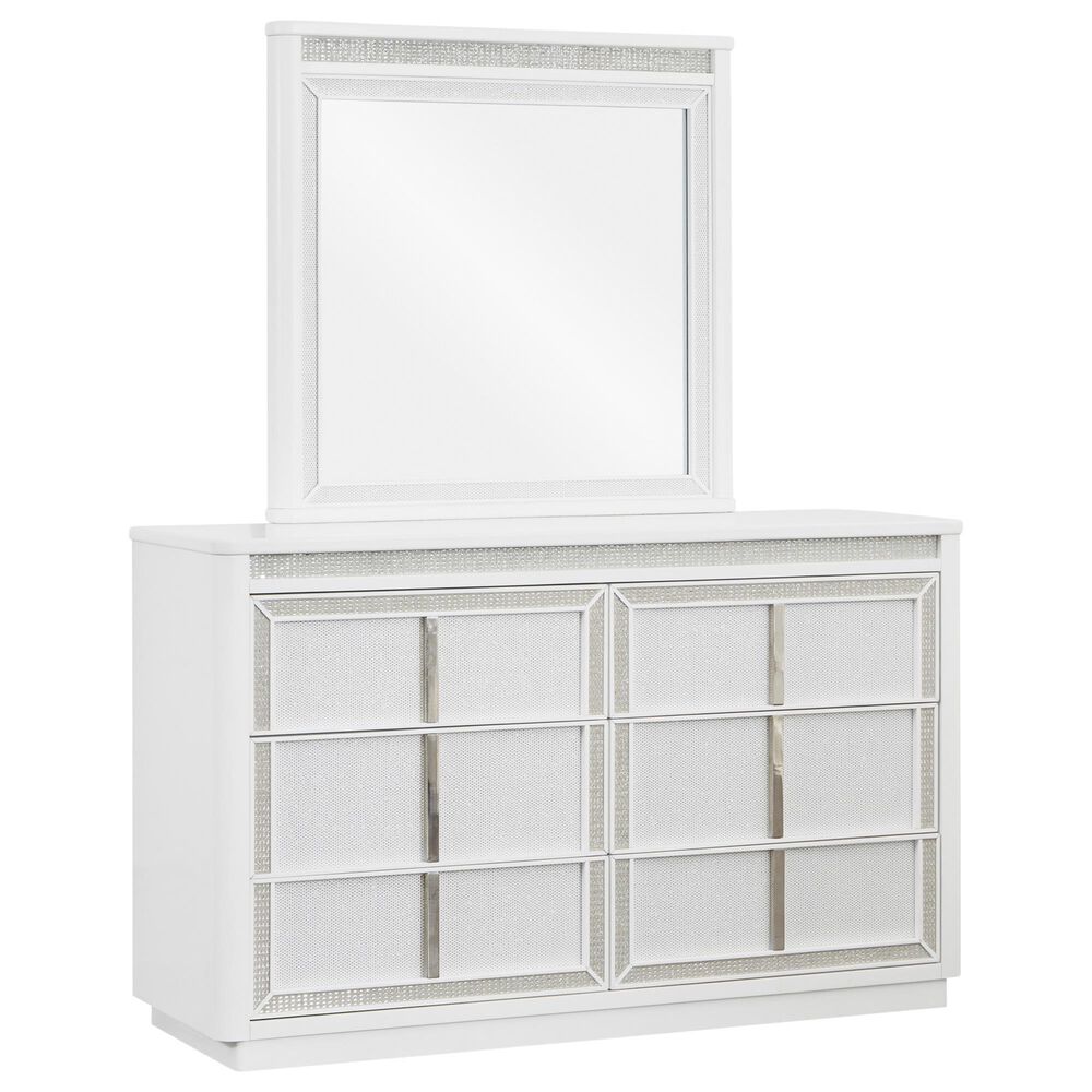 Millenium Chalanna 3-Piece Queen Bedroom Set in White Lacquer, , large