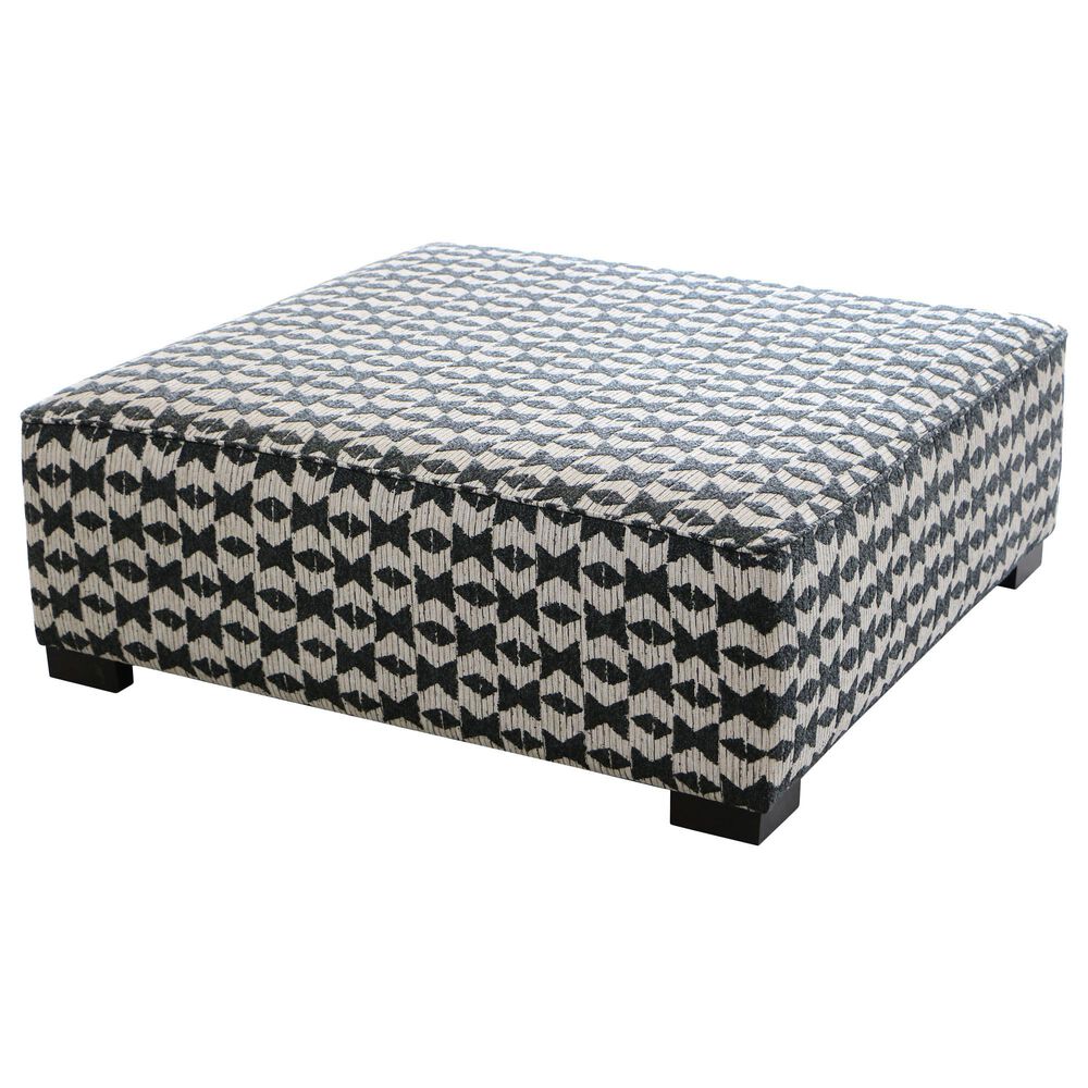 Fulton Home Marley Cocktail Ottoman in Nexus Onyx, , large